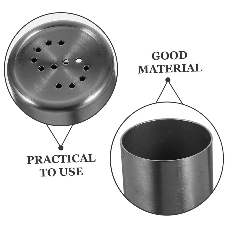 IWOWHERO 2Pcs Stainless Steel Kitchen Spice Portable Condiment Dispenser for