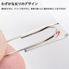 DERRON ペーパークリップ 書類整理 変形せず使いやすい 強靭で耐久性 銀色（100個入り）