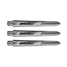 WINMAU Prism 1.0 Black Tint Short Polycarbonate Dart Stems - 1 Set per Pack (3 shafts in Total)