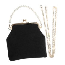 Baluue All Match Black Crossbody Bag for Women Durable Shoulder Handbag with Unique Design for Daily Use Leisure Activities