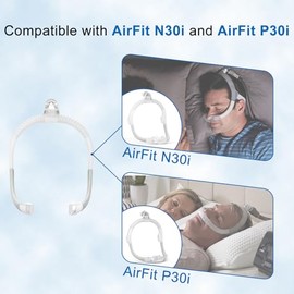 Replacement AirFit P30i N30i Elbow and Frame for Resmed Cpap P30i N30i Pillows Nasal Mask Frame Without Nasal Pillows Cushion - Headgear Not Included - Standard