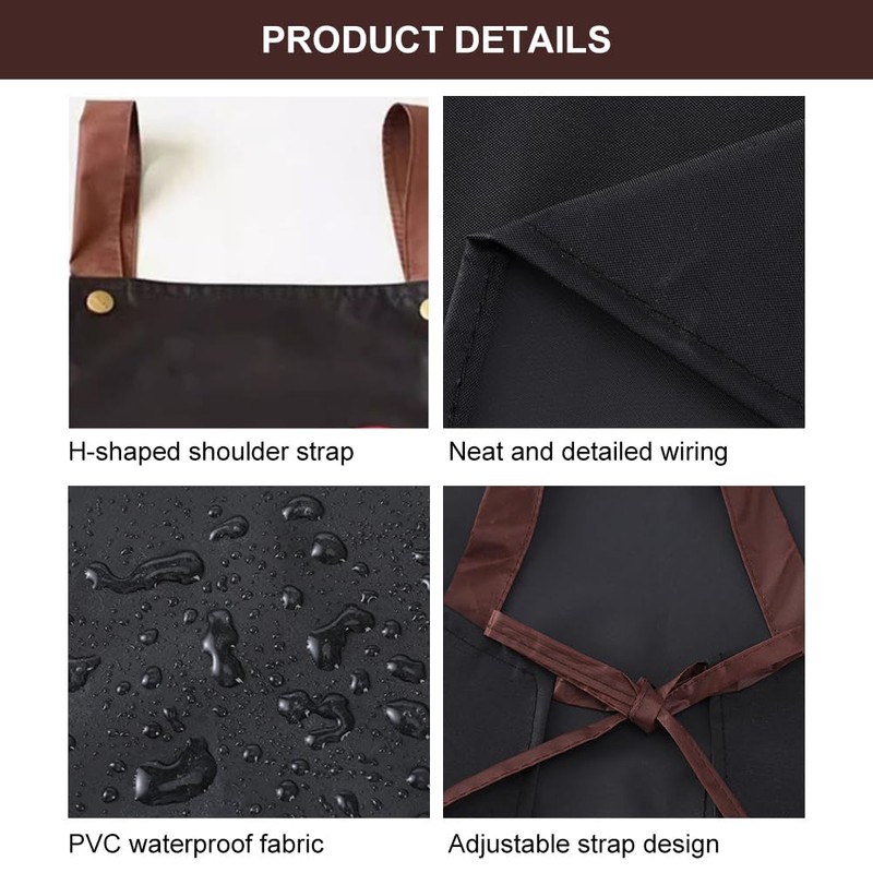 Kitchen Apron, Adjustable Apron, Apron with Pocket, Men's Women's Kitchen