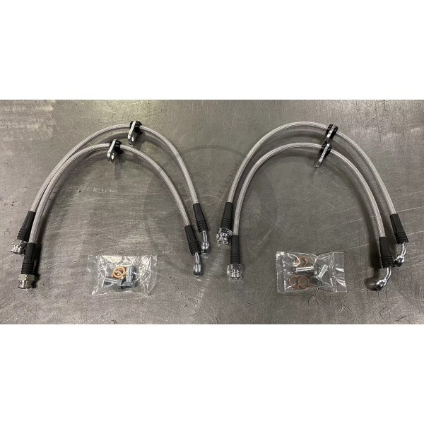 Valex Racing Stainless Steel Front and Rear Brake Line Kit