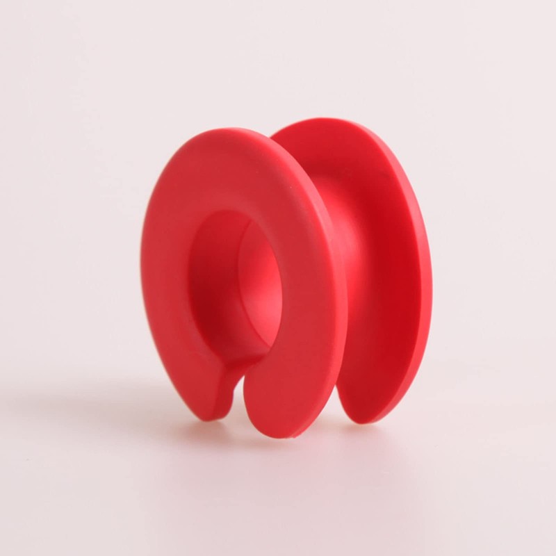 Meiliyizu 10pcs Silicone Clothes Hanger Fixed Hook Windproof Hanger Spacer