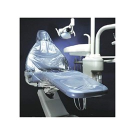 Dental Chair Cover Full (Clear), Plastic 29"x 80" 125 Pieces