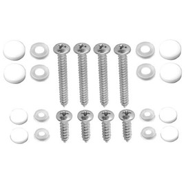 Knape & Vogt, White John Sterling CD-0047 Closet Pro Shelf Bracket Mounting Screws, Size