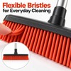 Rubber Broom for Pet Hair Removal with Washable Bristles and