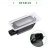 Motoforti LED License Plate Lights, Rear Tag Light Kit Assembly,