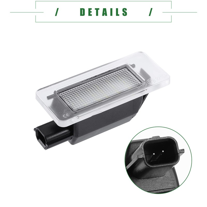 Motoforti LED License Plate Lights, Rear Tag Light Kit Assembly,