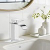 sagetta Waterfall Bathroom Sink Faucet Single Hole Faucet with Three