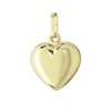 NKlaus 585 or 333 Yellow Gold Heart Pendant Necklaces Highly
