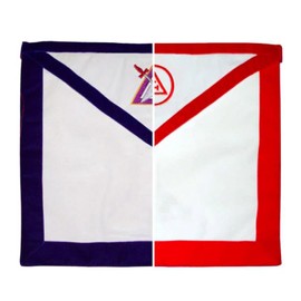 ROYAL ARCH CHAPTER & COUNCIL Machine Embroidery APRON - REVERSIBLE DOUBLE-SIDED (Standard)