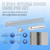 4 Sets K5131 Aluminum Storm Door Hinge Pin Kit, 8