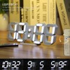 KOSUMOSU 3D LED Digital Wall Clock ,9.7", Large Display Table/