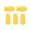 uxcell Flat Fan Spray Tip, 1/4BSPT Male Thread PP Nozzle,