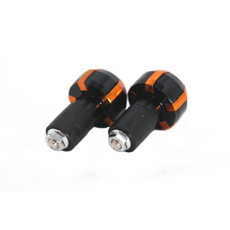 nakira 429 Grip Bar End for Motorcycles (Orange)
