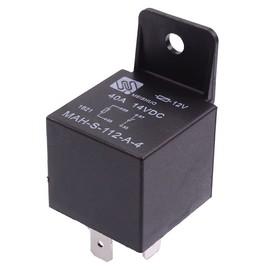 Meishuo 12V Automotive Relay 40A 4-Pin Bracket SPNO Car Truck Boat Switches & Starters Auto