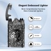 RSBYE Plasma Lighter USB Rechargeable Electric Lighters Windproof Flameless Dual