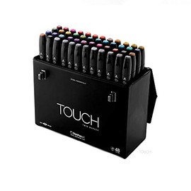 ShinHan Art Touch Twin Tip Marker Set, Fine and Broad Nib Markers, 48 Colors (1104800)