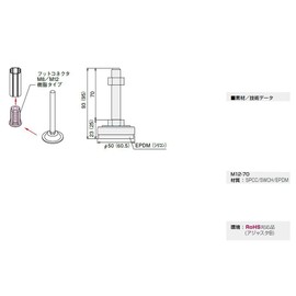 SUS (esuyuuesu) Adjuster A M8 – 60 GFN – 004 4 Pack