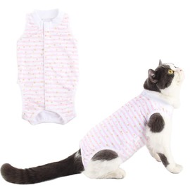 Due Felice Cat Recovery Suit Small Dog Surgical Onesie After Surgery Wear Pet Cone E-Collar Alternative
