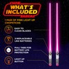 Chop Sabers Light Up LightSaber Chopsticks, 1 Pair, Pink