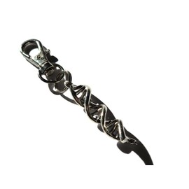 DNA STRAND charm bag clip keyring gift, forensic science crime fighter novelty gift, biology science teacher graduate birthday Xmas present, scienctist Xmas gift favors