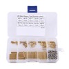 M2 Standoff, Female Brass Cylindrical Thread Standoff with Stainless Steel