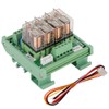 4 Channel Relay DIN Rail Mount 16A Power Relay Interface