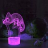 Creative 3D Chameleon Night Light 16 Colors Changing USB Power
