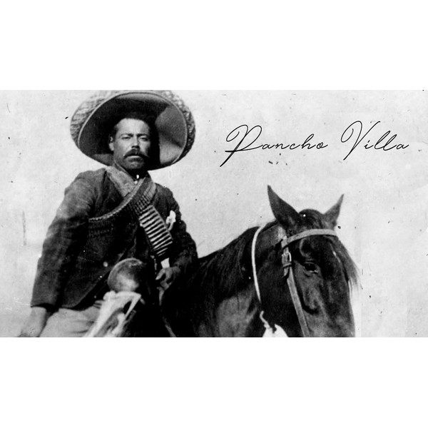 Pancho Villa (signed) POSTER 24 X 36 INCH Mexico History Revolution