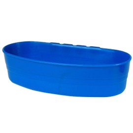 Pet Lodge Plastic Cage Cup (Blue) Durable, Mountable Feeding & Watering Bowl for Small Animals & Poultry (1 Quart) (Item No. ACU4BLUE)