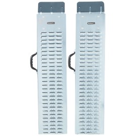 Loading Ramps - Steel Ramp Set for ATVs, Motorcycles, Mowers, Carts & More - Use with Pickup Trucks & Trailers - 1200lb Combined Capacity by Stalwart