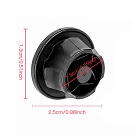 Pack of 10 Rubber Engine Cover Grommets for CLS GLK ML SLK Sprinter Valente Viano Vito 6420940785 Robust Quality Easy Installation Black
