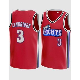 Unbranded Calvin Cambridge #3 LA Knights Men's Basketball Jersey Like Mike Movie Stitched - White XLarge
