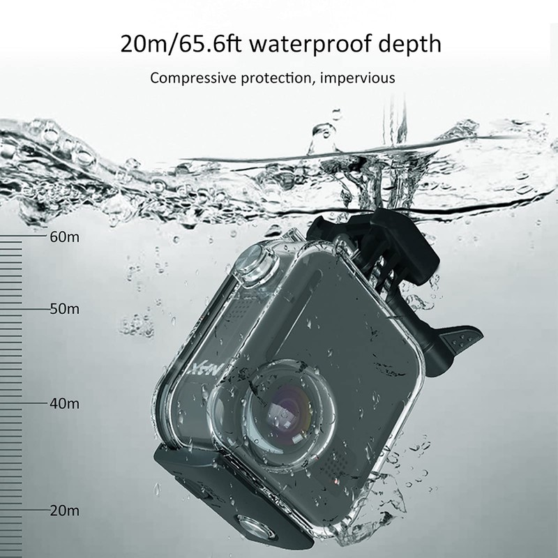 Bewinner Carcasa Resistente al Agua, Carcasa Protectora de Buceo antidesgaste