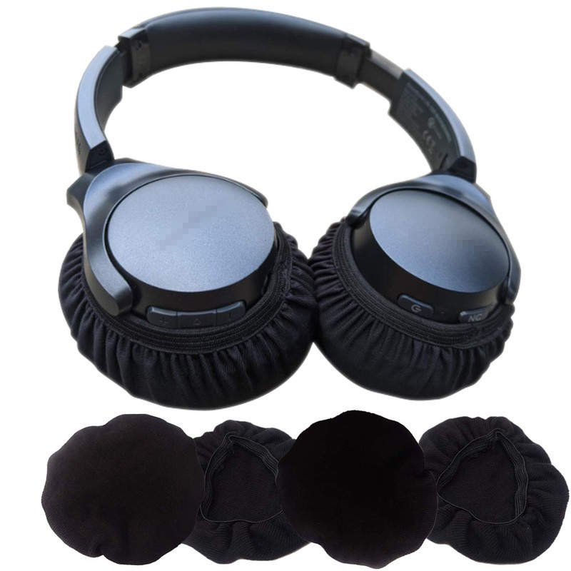 Honbay 2Pairs Stretchable and Washable Headphone Covers Earcup Protectors Headset