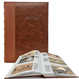 Hunting Photo Album 4x6 Pictures: 300 Slip-in Pockets Large Capacity PU Leather Cover Photo Album with Writing Space - Travel Family Wedding Kids Graduation Picture Album Scrapbook