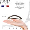 Camila Paris French Hair Barrettes Clips for Girls, Tortoise Shell,