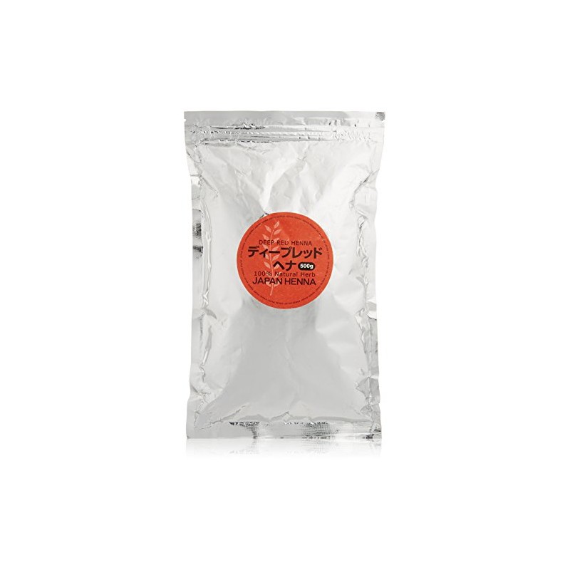 Japan Henna Deep Red Treatment, 17.6 oz (500 g)