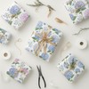 100 Sheets Chinoiserie Tissue Paper, Blue Hydrangea Pattern Tissue Paper