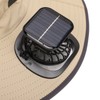 Detachable Sun Fan Hat 3 Speeds Adjustable UPF50 Breathable Wide