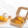 MOUYAT 30 PCS Bakery Box with Clear Window, 20.3 x