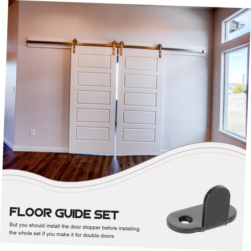 jojofuny 2 Sets Swing Stopper Door Gap Blocker Sliding Closet