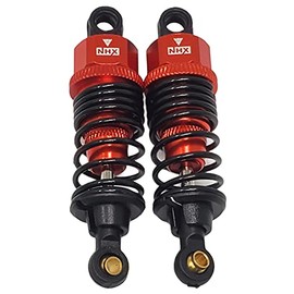 NHX RC Adjustable Aluminum Shocks for 1/10 RC Touring Car Red 2pc : 4-TEC / RS4