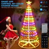 30+ Modes Smart Prelit Christmas Cone Tree with Lights -