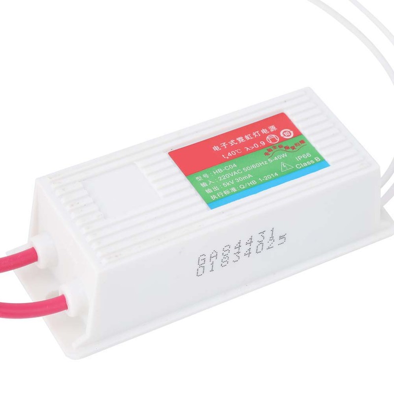 Neon Electronic Transformer 5KVAC 30mA Load 1-5m Neon Sign Power