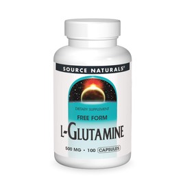Soource Naturals  L-Glutamine, 500 Mg, 100 Caps  L-Glutamina, 500 Mg, 100 Cápsulas                                                                    