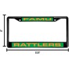 Rico Florida A&M Rattlers FAMU Black Metal License Plate Frame