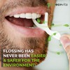 Biodegradable Floss Picks - Natural Straw Wheat Handle | Thin